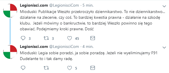 Mioduski KONTRATAKUJE portal Weszło